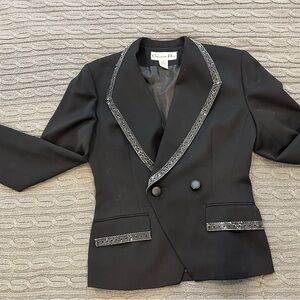 ✨ Make an Offer…VTG Dior Black Blazer Sz 6 | Upcycle Ready